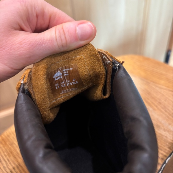 Roots Tuff Leather Boots Tan/Brown 7.5 - Picture 6 of 13